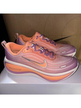 NEW Nike By You Vomero Plus White Orange Blue Women's Size 7 IQ1023-900